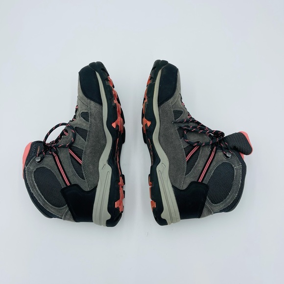WOMENS HI-TEC WATERPROOF HIKING TRAIL OUTDOOR TALL HIGH TOP BOOTS SHOES - Picture 10 of 12